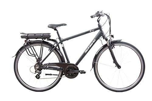 Flli Schiano E Ride 28 E Bike Bicicletta Elettrica da Uomo con Motore 250W e Batteria al Litio 36V 104Ah estraibile con 21 Velocita Colore Nero 0 F.lli Schiano E-Ride 28" E-Bike, Bicicletta Elettrica da Uomo con Motore 250W e Batteria al Litio 36V 10,4Ah estraibile, con 21 Velocità, Colore Nero