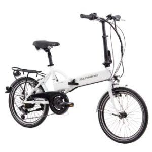 F.lli Schiano E-Sky 20" E-Bike, Bicicletta Elettrica Pieghevole per Adulti con Motore 250W e 7 velocità, Batteria al Litio 36V 7.8Ah estraibile, Colore Bianco - immagine 3