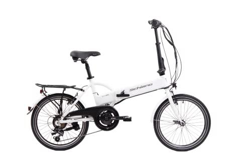 Flli Schiano E Sky 20 E Bike Bicicletta Elettrica Pieghevole per Adulti con Motore 250W e 7 velocita Batteria al Litio 36V 78Ah estraibile Colore Bianco 0 F.lli Schiano E-Sky 20" E-Bike, Bicicletta Elettrica Pieghevole per Adulti con Motore 250W e 7 velocità, Batteria al Litio 36V 7.8Ah estraibile, Colore Bianco