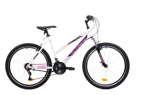 Flli Schiano Range 26 Bici MTB Donna Bianco Rosa 0 F.lli Schiano Range 26'', Bici MTB Donna Bianco- Rosa