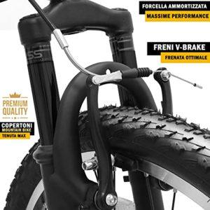 GERONI FXC100 26'' Pollici Bicicletta Bici MTB Mountain Bike BIAMMORTIZZATA Cambio 21 Velocita' Freni V-Brake (Rosso) 12 GERONI FXC100 26'' Pollici Bicicletta Bici MTB Mountain Bike BIAMMORTIZZATA Cambio 21 Velocita' Freni V-Brake (Rosso) - immagine 5