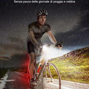 Glangeh Set Luci Bicicletta LED Ultra Sottile, USB Ricaricabile & Impermeabile IP65 Luce Bici Anteriore e Posteriore, 4+6 Modalità di Illuminazione Luci Bici per I'equitazione Notturna, Campeggio 13 Glangeh Set Luci Bicicletta LED Ultra Sottile, USB Ricaricabile & Impermeabile IP65 Luce Bici Anteriore e Posteriore, 4+6 Modalità di Illuminazione Luci Bici per I'equitazione Notturna, Campeggio - immagine 6