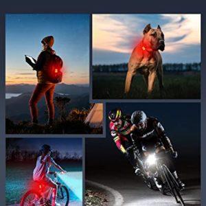 Glangeh Set Luci Bicicletta LED Ultra Sottile, USB Ricaricabile & Impermeabile IP65 Luce Bici Anteriore e Posteriore, 4+6 Modalità di Illuminazione Luci Bici per I'equitazione Notturna, Campeggio 14 Glangeh Set Luci Bicicletta LED Ultra Sottile, USB Ricaricabile & Impermeabile IP65 Luce Bici Anteriore e Posteriore, 4+6 Modalità di Illuminazione Luci Bici per I'equitazione Notturna, Campeggio - immagine 7