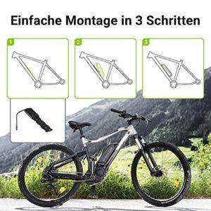 Green Cell Batteria per Bicicletta Elettrica 36V 10.4Ah 374Wh nel Motore 500W Down Tube Ebike EC5 per Nilox, Ancheer, Samebike con Caricabatterie - immagine 6