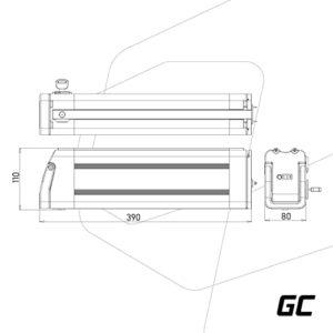 Green Cell Batteria per Bicicletta Elettrica 36V 10,4Ah 396Wh nel Motore 250W Silverfish Ebike 4 Pin per i-Bike, The One, Vivi con Caricabatterie 15 Green Cell Batteria per Bicicletta Elettrica 36V 10,4Ah 396Wh nel Motore 250W Silverfish Ebike 4 Pin per i-Bike, The One, Vivi con Caricabatterie - immagine 8