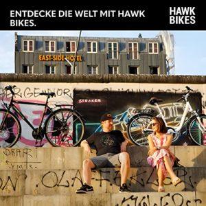 HAWK City Comfort Premium - Bicicletta da donna, 28 pollici, colore nero, bicicletta da città, leggera da donna, con cambio Shimano a 3 marce e freno sul cerchione - immagine 7