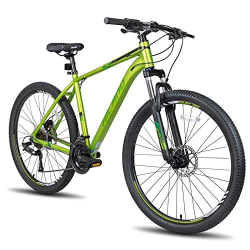 HILAND Mountain Bike 275 Pollici per Uomo e Donna con Telaio in Alluminio Bicicletta da Montagna con Cambio 27 Velocita Freno a Disco e Forcella Ammortizzata Lock Out MTB Grigio e BluVerdeNero 0 Prodotti