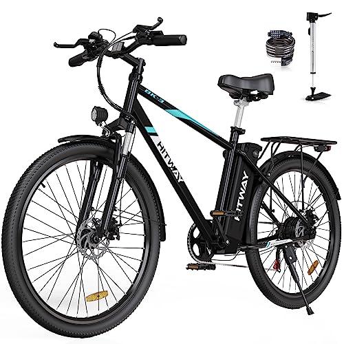 HITWAY Bicicletta Elettrica 26 Bici Elettrica Mountain BikeE Bike City per UomoDonnaMotore 250W 36V 14Ah batteria al litio estraibileShimano 7 marce fino a 45 100 km 0 HITWAY Bicicletta Elettrica 26", Bici Elettrica Mountain Bike,E-Bike City per Uomo/Donna,Motore 250W 36V 14Ah batteria al litio estraibile,Shimano 7 marce, fino a 45-100 km