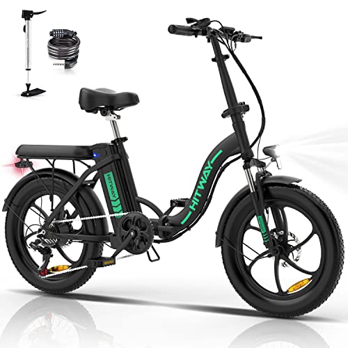 HITWAY E Bike Bicicletta Elettrica 20 Fat Tire Bicicletta Pieghevole Bicicletta Elettrica 250 W36 V112 Ah Batteria MaxElectric chilometraggio puo raggiungere 35 90 kmBlack green 0 HITWAY E-Bike Bicicletta Elettrica 20 '' Fat Tire Bicicletta Pieghevole Bicicletta Elettrica, 250 W/36 V/11,2 Ah Batteria, Max.Electric chilometraggio può raggiungere 35-90 km,Black green