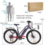 Hyuhome Bicicletta elettrica per adulti da uomo e donna, 27.5″ bicicletta Ebike, 250W 36V 12.5Ah Mountain E-MTB, Shimano 7 velocità, freni a doppio disco per pendolari esterni (viola, 820 L+) 18 Hyuhome Bicicletta elettrica per adulti da uomo e donna 275 bicicletta Ebike 250W 36V 125Ah Mountain E MTB Shimano 7 velocita freni a doppio disco per pendolari esterni viola 820 L 0 1 Hyuhome Bicicletta elettrica per adulti da uomo e donna, 27.5″ bicicletta Ebike, 250W 36V 12.5Ah Mountain E-MTB, Shimano 7 velocità, freni a doppio disco per pendolari esterni (viola, 820 L+)