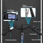 Hyuhome Bicicletta elettrica per adulti da uomo e donna, 27.5″ bicicletta Ebike, 250W 36V 12.5Ah Mountain E-MTB, Shimano 7 velocità, freni a doppio disco per pendolari esterni (viola, 820 L+) 21 Hyuhome Bicicletta elettrica per adulti da uomo e donna 275 bicicletta Ebike 250W 36V 125Ah Mountain E MTB Shimano 7 velocita freni a doppio disco per pendolari esterni viola 820 L 0 4 Hyuhome Bicicletta elettrica per adulti da uomo e donna, 27.5″ bicicletta Ebike, 250W 36V 12.5Ah Mountain E-MTB, Shimano 7 velocità, freni a doppio disco per pendolari esterni (viola, 820 L+)