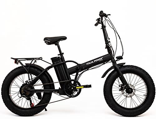 Italia Power off Grid E Bike Quark 20 Bicicletta Elettrica Fat Unisex Adulto Pieghevole Nera Medium 0 Italia Power off Grid, E-Bike Quark 20", Bicicletta Elettrica Fat, Unisex, Adulto, Pieghevole, Nera, Medium