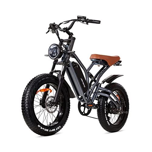 JANSNO Bicicletta Elettrica 20x 40 Fat Tire Shimano 7spd Freni a Disco Meccanici Anteriori e Posteriori E Bike per Adulti Batteria Rimovibile 48V 128Ah 0 Prodotti