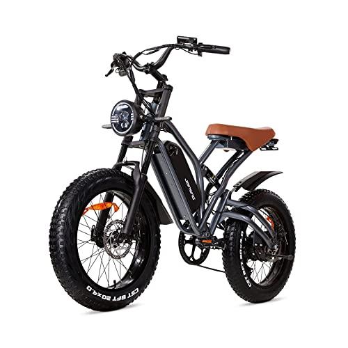 JANSNO Bicicletta Elettrica 20x 40 Fat Tire Shimano 7spd Freni a Disco Meccanici Anteriori e Posteriori E Bike per Adulti Batteria Rimovibile 48V 128Ah 0 JANSNO Bicicletta Elettrica 20"x 4.0 Fat Tire, Shimano 7spd, Freni a Disco Meccanici Anteriori e Posteriori, E-Bike per Adulti, Batteria Rimovibile 48V 12.8Ah