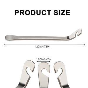 JSKWIKE 6 PCS Leve Smontagomme Leva del Pneumatico del Metallo Leva Gommein Acciaio Leve per Pneumatici per Bicicletta Cucchiaio Pneumatico Leve per Biciclette Mountain Bike Bici da Corsa - immagine 3