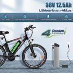 KAISDA Bicicletta Elettrica K26M 26Mountain Bike Elettrica per UomoDonnaCon Batteria rimovibile da 36 V125 AhCambio Shimano 21 Velocita E Mountain Bike fino a 40 75 KM 0 0 KAISDA Bicicletta Elettrica K26M 26",Mountain Bike Elettrica per Uomo/Donna,Con Batteria rimovibile da 36 V/12.5 Ah,Cambio Shimano - 21 Velocità, E-Mountain Bike fino a 40-75 KM