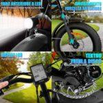 KAISDA Bicicletta Elettrica PieghevoleBici Elettrica 2040 Fat Tire Bicicletta Elettrica da 48V 15Ah Batteria RimovibileCambio Shimano a 7 VelocitaAppDisplay LCD da per Ogni TerrenoNeroBlu 0 2 KAISDA Bicicletta Elettrica Pieghevole,Bici Elettrica 20"×4.0" Fat Tire Bicicletta Elettrica da 48V 15Ah Batteria Rimovibile,Cambio Shimano a 7 Velocità,App,Display LCD da per Ogni Terreno,Nero&Blu