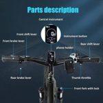 KAISDA K1 Bicicletta Elettrica Pieghevole da 26 Pollici con Batteria Rimovibile 48V 10.4AH con Fari Super Luminosi Mountain Bike Elettrica Shimano 21 Velocità con Strumento LCD (White) 21 KAISDA K1 Bicicletta Elettrica Pieghevole da 26 Pollici con Batteria Rimovibile 48V 104AH con Fari Super Luminosi Mountain Bike Elettrica Shimano 21 Velocita con Strumento LCD White 0 4 KAISDA K1 Bicicletta Elettrica Pieghevole da 26 Pollici con Batteria Rimovibile 48V 10.4AH con Fari Super Luminosi Mountain Bike Elettrica Shimano 21 Velocità con Strumento LCD (White)