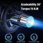 KETELES Fat Bike Bicicletta Elettrica Pieghevole, 20" Bici Elettrice con Pedalata Assistita, City Bike con 48V/18A Batteria Rimovibile, Hydraulic Disc Brake,per Uomo Donna 17 KETELES Fat Bike Bicicletta Elettrica Pieghevole 20 Bici Elettrice con Pedalata Assistita City Bike con 48V18A Batteria Rimovibile Hydraulic Disc Brakeper Uomo Donna 0 0 KETELES Fat Bike Bicicletta Elettrica Pieghevole, 20" Bici Elettrice con Pedalata Assistita, City Bike con 48V/18A Batteria Rimovibile, Hydraulic Disc Brake,per Uomo Donna