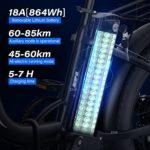 KETELES Fat Bike Bicicletta Elettrica Pieghevole, 20" Bici Elettrice con Pedalata Assistita, City Bike con 48V/18A Batteria Rimovibile, Hydraulic Disc Brake,per Uomo Donna 18 KETELES Fat Bike Bicicletta Elettrica Pieghevole 20 Bici Elettrice con Pedalata Assistita City Bike con 48V18A Batteria Rimovibile Hydraulic Disc Brakeper Uomo Donna 0 1 KETELES Fat Bike Bicicletta Elettrica Pieghevole, 20" Bici Elettrice con Pedalata Assistita, City Bike con 48V/18A Batteria Rimovibile, Hydraulic Disc Brake,per Uomo Donna