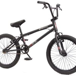 KHE BMX - Bicicletta per bambini Cosmic, 20 pollici, con rotore Affix, solo 11,1 kg, colore: Nero