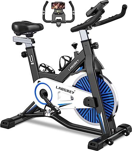 LABGREY Cyclette Professionale Bicicletta ad attrito Indoor da Camera con Schermo LCD e Portabicchieri Volano 15kg per Fitness ed Esercizio a Casa Blu 0 LABGREY Cyclette Professionale, Bicicletta ad attrito Indoor da Camera con Schermo LCD e Portabicchieri, Volano 15kg, per Fitness ed Esercizio a Casa (Blu)