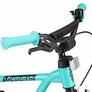 LÖWENRAD Bicicletta Bambini 6 Anni | Bici Bambino Bambina 20" Pollici Freno a Pattino e Freno a retropedale | Turchese - immagine 7