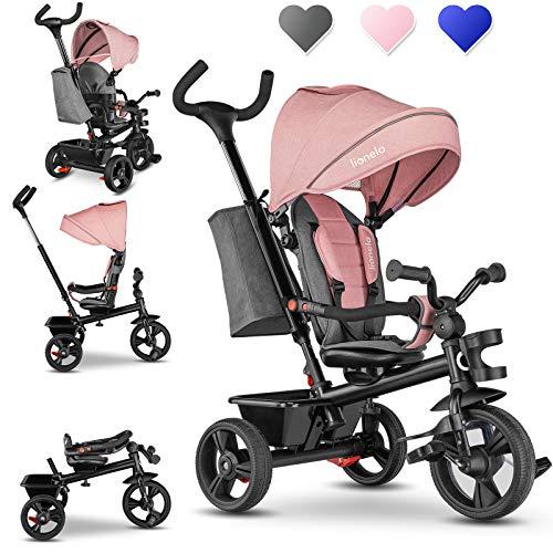 Lionelo Haari 2in1 Bicicletta Triciclo e Passeggino Fronte Mamma o Fronte Strada Regorabile Compatto con Borsa Spaziosa e Portabibite Barra di Sicurezza Cinture a 3 Punti da 1 Anni Fino a 25kg PINK 0 Lionelo Haari 2in1 Bicicletta Triciclo e Passeggino Fronte Mamma o Fronte Strada Regorabile Compatto con Borsa Spaziosa e Portabibite Barra di Sicurezza Cinture a 3 Punti da 1 Anni Fino a 25kg (PINK)