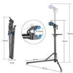 MONZANA Cavaletto per Biciclette Pieghevole Capacita 50 kg Asta Regolabile Ripiano per Attrezzi Riparazioni E Bike 0 5 MONZANA® Cavaletto per Biciclette Pieghevole Capacità 50 kg Asta Regolabile Ripiano per Attrezzi Riparazioni E-Bike