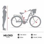 Milord Comfort bicicletta con supporto posteriore bicicletta olandese da donna 1 marcia bianco 26 pollici 0 2 Milord. Comfort bicicletta con supporto posteriore, bicicletta olandese da donna, 1 marcia, bianco, 26 pollici