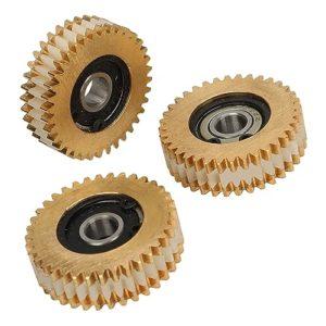 Motore per Bicicletta Elettrica, Bici in Acciaio di Facile Installazione 36T Ingranaggio 38mm Leggero 3 Pezzi in Rame per Scooter Pieghevole - immagine 5