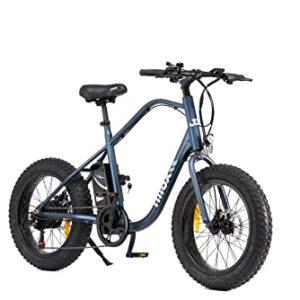 Nilox, E-Bike J3 Plus, Bici Elettrica con Pedalata Assistita, Autonomia 70 km, Fino a 25 km/h, Brushless High Speed 250 W, Batteria al Litio 36 V 12.8 Ah, Ruote 20” Fat, Cambio 7 Marce, Freni a Disco
