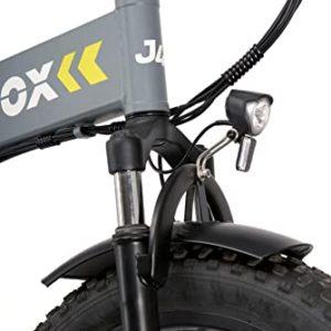 Nilox, E-Bike J4 Plus, Bici Elettrica con Pedalata Assistita, 70 km di Autonomia, Fino a 25 km/h, Brushless High Speed 36 V 250 W, Batteria Removibile 36 V 13 Ah, Ruote 20" Fat, Doppio Freno a Disco - immagine 8