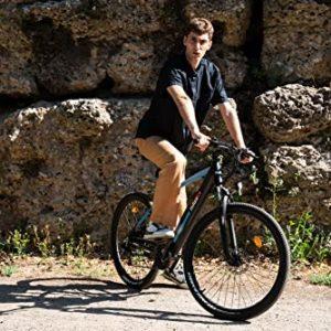 Nilox, E-Bike X6 SE, Mountain Bike con Pedalata Assistita, 90 km Autonomia, Freni a Disco Tektro, Cambio Shimano da 21 Velocità, Ruote 27.5” x 2.10”, Batteria Removibile da 36 V 13 Ah, Motore da 250 W - immagine 7