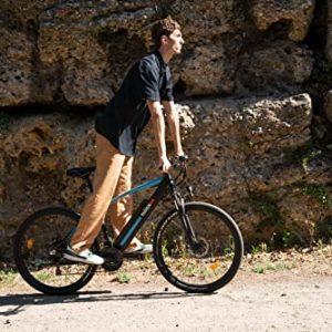 Nilox, E-Bike X6 SE, Mountain Bike con Pedalata Assistita, 90 km Autonomia, Freni a Disco Tektro, Cambio Shimano da 21 Velocità, Ruote 27.5” x 2.10”, Batteria Removibile da 36 V 13 Ah, Motore da 250 W - immagine 8
