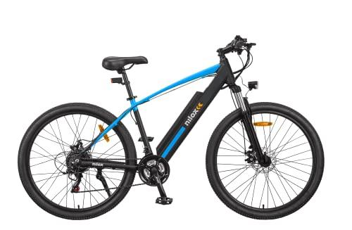 Nilox E Bike X6 SE Mountain Bike con Pedalata Assistita 90 km Autonomia Freni a Disco Tektro Cambio Shimano da 21 Velocita Ruote 275 x 210 Batteria Removibile da 36 V 13 Ah Motore da 250 W 0 Nilox, E-Bike X6 SE, Mountain Bike con Pedalata Assistita, 90 km Autonomia, Freni a Disco Tektro, Cambio Shimano da 21 Velocità, Ruote 27.5” x 2.10”, Batteria Removibile da 36 V 13 Ah, Motore da 250 W