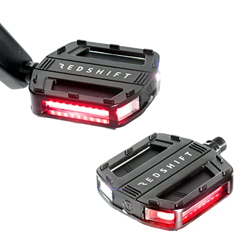 REDSHIFT ARCLIGHT Bicycle Pedals with LED Lights Auto On Off 36 hr Battery USB Rechargeable Waterproof Flat Aluminum Bike Pedal with 916in Steel Spindle for Ebike City Commuter Hybrid Road 0 REDSHIFT ARCLIGHT Bicycle Pedals with LED Lights, Auto On-Off, 36+ hr Battery, USB Rechargeable, Waterproof, Flat Aluminum Bike Pedal with 9/16in Steel Spindle, for Ebike, City, Commuter, Hybrid, Road