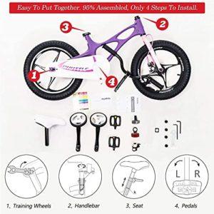 RoyalBaby Space Shuttle, Bicicletta in Alluminio Unisex, Viola, M 13 RoyalBaby Space Shuttle, Bicicletta in Alluminio Unisex, Viola, M - immagine 6