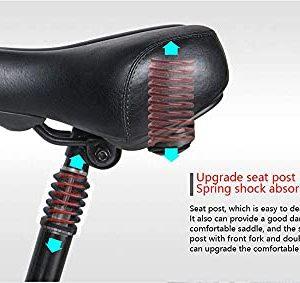 SAMEBIKE Bicicletta Elettrica per Adulti 20'',Pieghevole Bici con Pedalata Assistita,City E-bike Unisex Adulto Batteria Rimovibile 48V10.4AH,Bici per Shimano 7 Velocità Uomo/Donna, 20lvxd30-nero - immagine 6