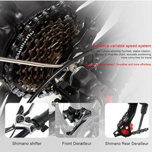 SAMEBIKE Bici Elettriche Biciclette Elettriche 48V 10.4AH 26 Pollici Mountain bike elettriche pieghevoli con display LCD a colori SHIMANO 21 Velocità per Adulti (LO26-bianco) 11 SAMEBIKE Bici Elettriche Biciclette Elettriche 48V 10.4AH 26 Pollici Mountain bike elettriche pieghevoli con display LCD a colori SHIMANO 21 Velocità per Adulti (LO26-bianco) - immagine 6