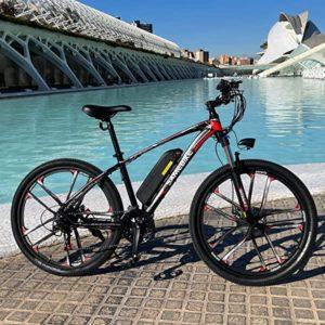 SAMEBIKE Bicicletta Elettrica 26 "Mountain Bike Ebike 48V Batteria Pedal Assist Bicicletta Elettrica Città Adulta, bianco 12 SAMEBIKE Bicicletta Elettrica 26 "Mountain Bike Ebike 48V Batteria Pedal Assist Bicicletta Elettrica Città Adulta, bianco - immagine 6