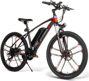 Biciclette e accessori con spedizione gratuita, ciclismo 55 SAMEBIKE Bicicletta Elettrica 26 "Mountain Bike Ebike 48V Batteria Pedal Assist Bicicletta Elettrica Città Adulta, bianco