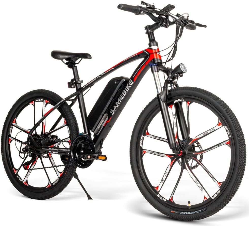 SAMEBIKE Bicicletta Elettrica 26 Mountain Bike Ebike 48V Batteria Pedal Assist Bicicletta Elettrica Citta Adulta bianco 0 SAMEBIKE Bicicletta Elettrica 26 "Mountain Bike Ebike 48V Batteria Pedal Assist Bicicletta Elettrica Città Adulta, bianco