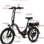 SAMEBIKE Bicicletta Elettrica per Adulti 20Pieghevole Bici Elettrica con Pedalata AssistitaCity E bike Unisex AdultoBatteria Rimovibile 36V12AHBici Elettriche per Shimano 7 Velocita UomoDonna 0 4 SAMEBIKE Bicicletta Elettrica per Adulti 20'',Pieghevole Bici Elettrica con Pedalata Assistita,City E-bike Unisex Adulto,Batteria Rimovibile 36V12AH,Bici Elettriche per Shimano 7 Velocità Uomo/Donna