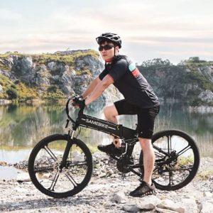 SAMEBIKE Bicicletta Elettrica per Adulti 26'',Bici Elettrica con Pedalata Assistita,City E-bike Unisex Adulto,Batteria Rimovibile 48V10.4AH/12.5AH,Bici Elettriche per Shimano 21 Velocità - immagine 8