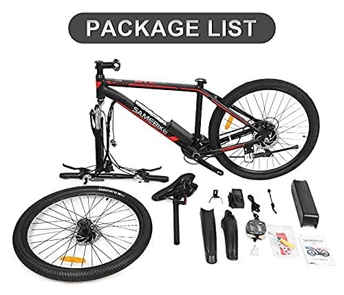 SAMEBIKE Bicicletta Elettrica per Adulti 26Bici Elettrica con Pedalata AssistitaCity Ebike Unisex AdultoBatteria Rimovibile 36V10AHBici Elettriche con 21 Velocita UomoDonna 0 2 SAMEBIKE Bicicletta Elettrica per Adulti 26'',Bici Elettrica con Pedalata Assistita,City Ebike Unisex Adulto,Batteria Rimovibile 36V10AH,Bici Elettriche con 21 Velocità Uomo/Donna