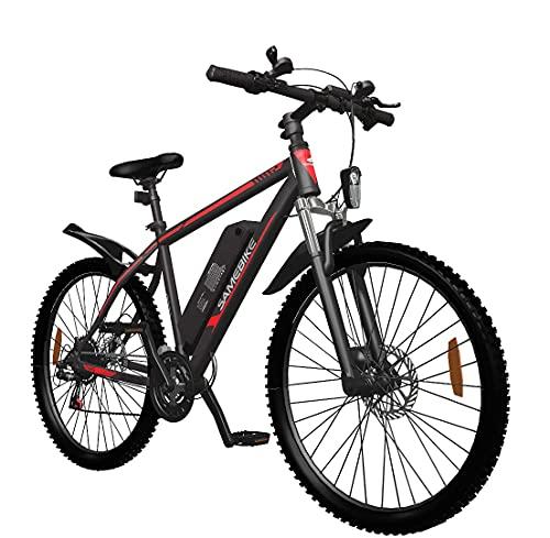 SAMEBIKE Bicicletta Elettrica per Adulti 26Bici Elettrica con Pedalata AssistitaCity Ebike Unisex AdultoBatteria Rimovibile 36V10AHBici Elettriche con 21 Velocita UomoDonna 0 SAMEBIKE Bicicletta Elettrica per Adulti 26'',Bici Elettrica con Pedalata Assistita,City Ebike Unisex Adulto,Batteria Rimovibile 36V10AH,Bici Elettriche con 21 Velocità Uomo/Donna