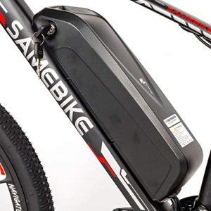 SAMEBIKE Bicicletta Elettrica per Adulti 26'',con Pedalata Assistita, Unisex Batteria Rimovibile 48V10AH, per Shimano 21 Velocità - immagine 6