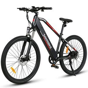 SAMEBIKE Bicicletta Elettrica per Adulti 27.5'' Bicicletta Elettrica con Pedalata Assistita Unisex Adulto Ebike 48V/10.4AH Batteria Rimovibile E-Bike Shimano 7 velocità