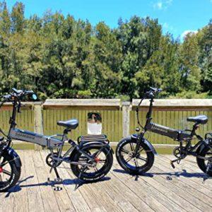 SAMEBIKE Fat Tire Bicicletta elettrica Bicicletta elettrica Mountain Beach Snow Ebike 20 pollici per adulti - immagine 4